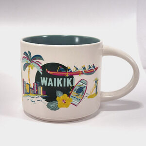 Starbucks Discovery Series Waikiki Coffee Mug Cup Hawaii Collection 14 Oz 2024